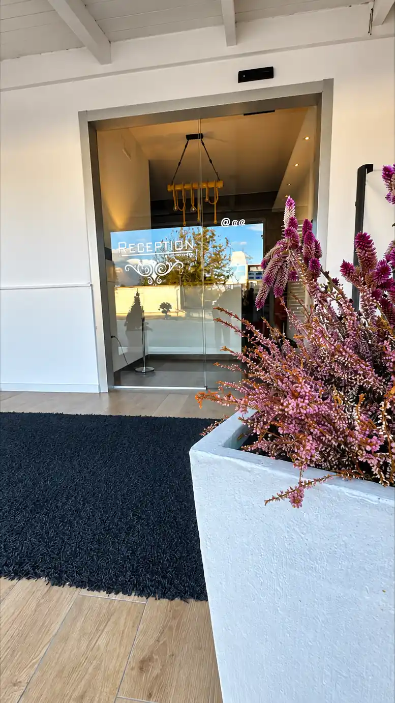 Ingresso della reception del Benjoy Hotel
